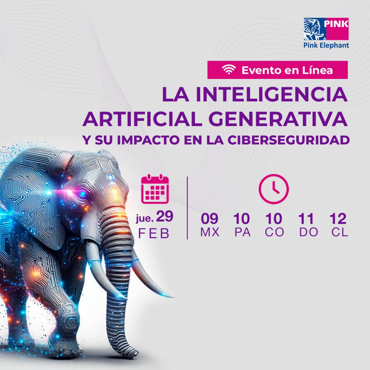 Evento en línea: La Inteligencia Artificial Generativa y su impacto en la Ciberseguridad