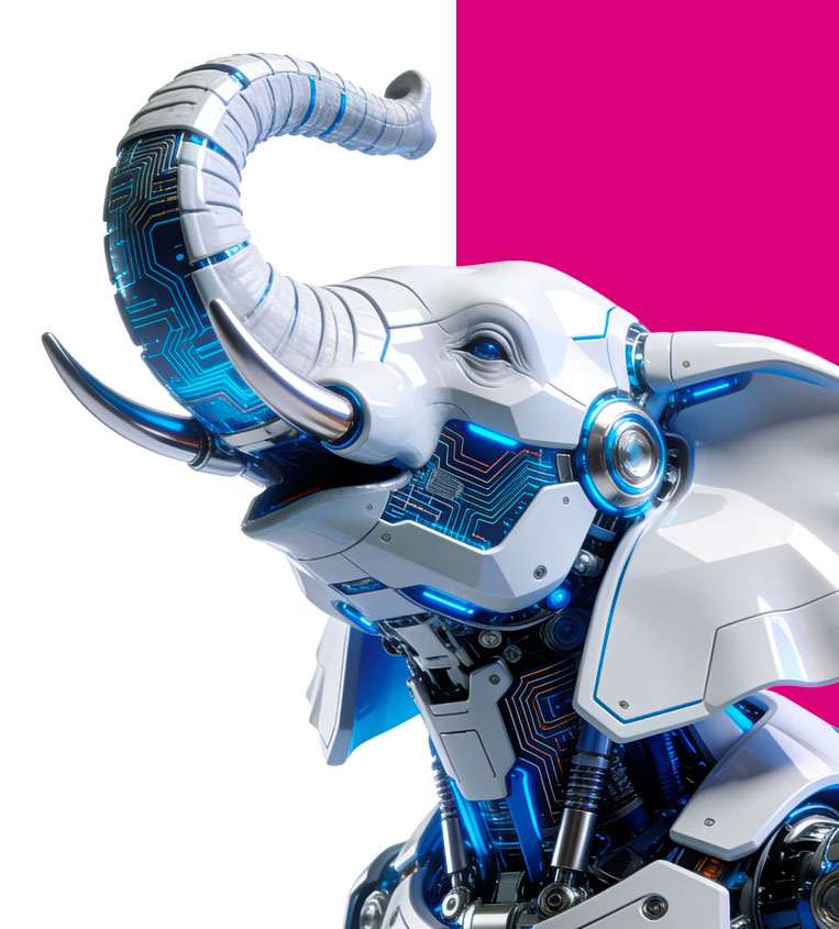 Elefante Robot Inteligencia Artificial